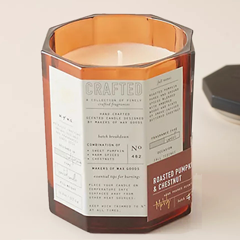 غطاء يدوي مخصص من M&Scent، وعاء من القطن، صناعة يدوية من شمعدان