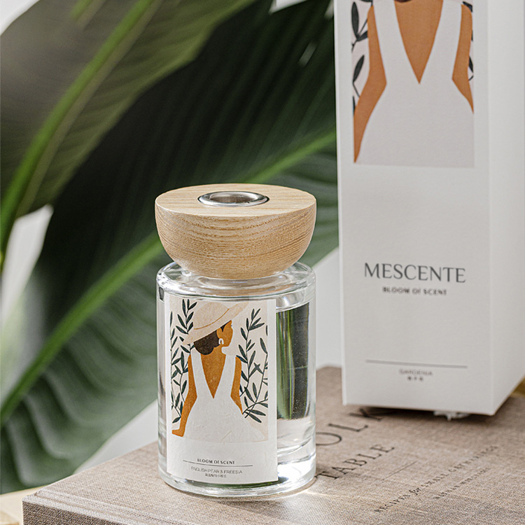 مجموعات ناشرات القصب الزجاجية ذات العلامة التجارية الخاصة بالجملة من M&Scent مع سدادة