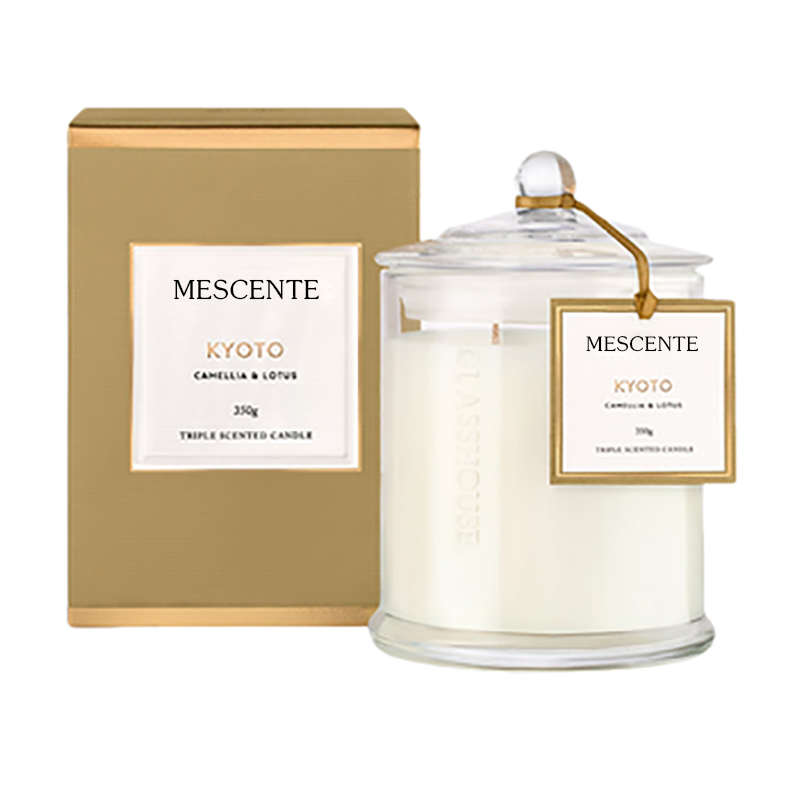 تخصيص العلامة التجارية الفاخرة M&Scent لعيد الميلاد جرة شموع المعطرة الجديدة مع غطاء عيد الميلاد