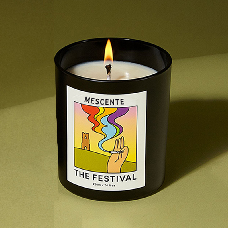 العلامة المخصصة بالجملة M & Scent لعيد الميلاد ورائحة الكريستال وشمع البداية من المصنع