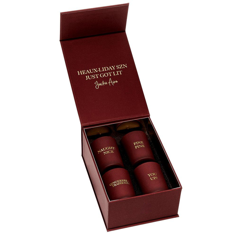 مجموعة شموع معطرة عطرية فاخرة لديكور المنزل بعلامة خاصة من M&Scent، مجموعة هدايا من 4 قطع