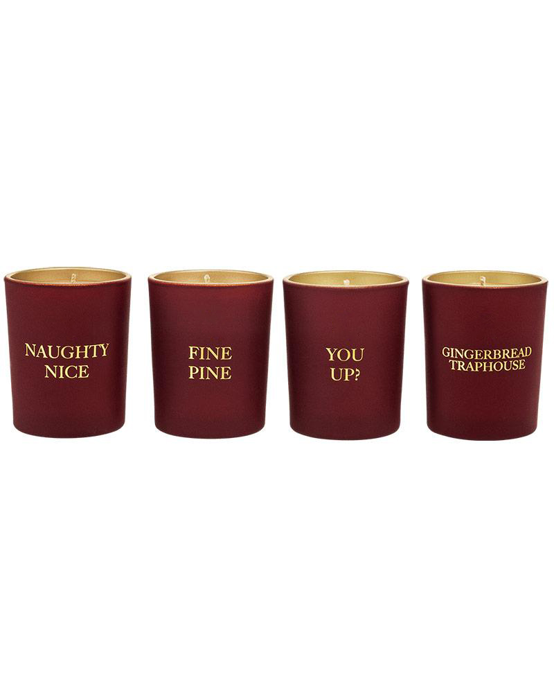 مجموعة شموع معطرة عطرية فاخرة لديكور المنزل بعلامة خاصة من M&Scent، مجموعة هدايا من 4 قطع
