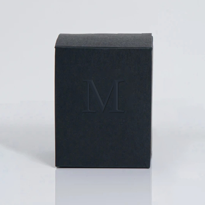 M&Scent الجملة جرة براد فريد من ميتال ميتاليك الأسود شموع المعطرة بالبلورات
