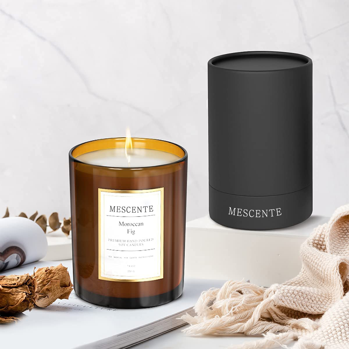 مجموعة شموع شمعدان توماس المعطرة من M&Scent بالجملة، طلب بالجملة هدايا مخصصة