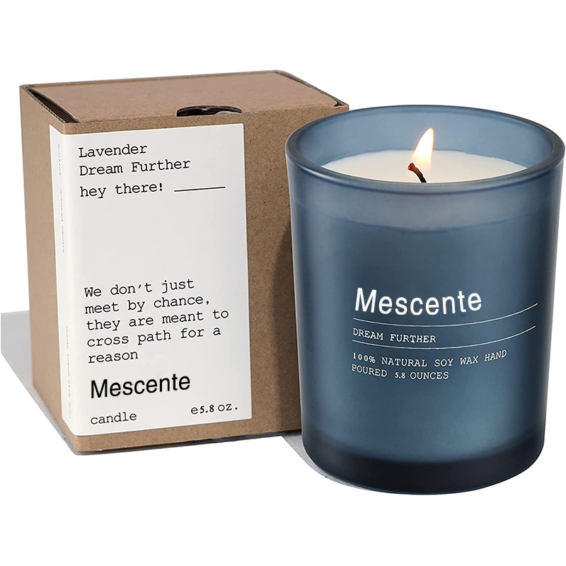 جرة ديكور زفاف مخصصة من M&Scent شموع معطرة بالياسمين واليلانج يلانج مع ملصقات بكميات كبيرة