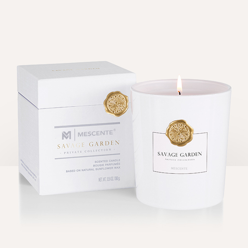 برطمانات لامعة مزخرفة فاخرة مخصصة من M&Scent شمع توقعات المعطرة