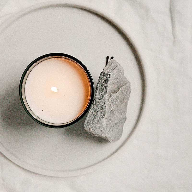 زجاجة صغيرة مستديرة كريستالية بشعار M&Scent، شموع معطرة بشمعة قهوة وقهوة متنوعة بكميات كبيرة بكميات كبيرة
