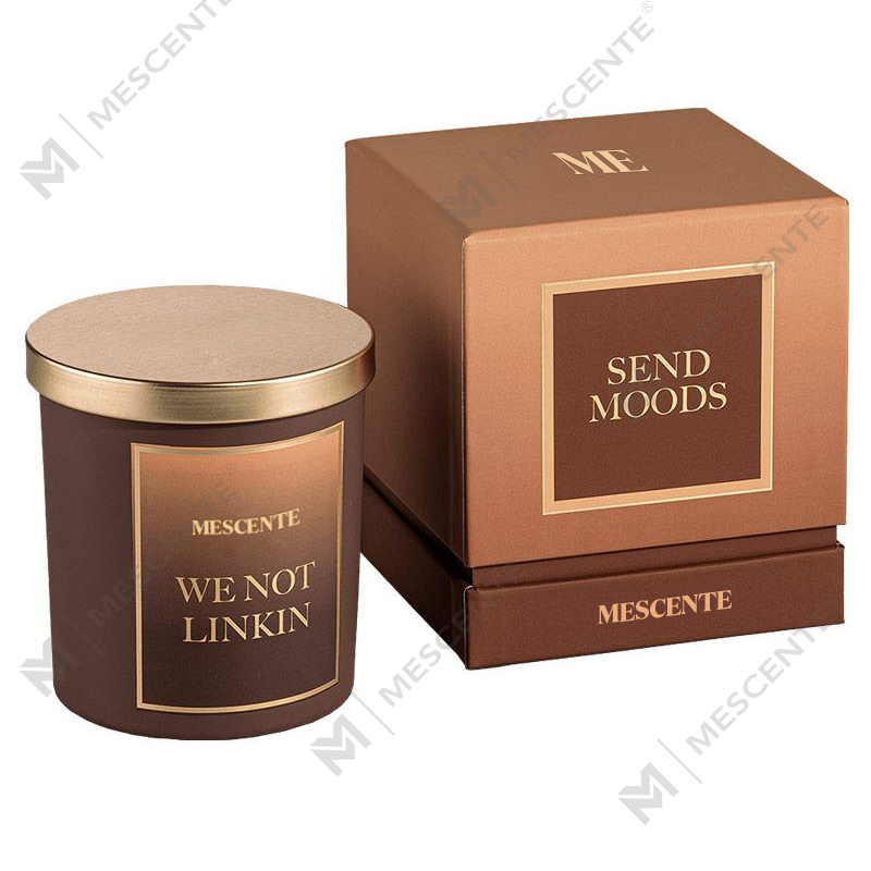 M&Scent بالجملة برطمانات كريستال عيد الميلاد الفاخرة الجديدة ذات العلامة التجارية الخاصة مع شمعة الصويا المعطرة Kerzen مع غطاء