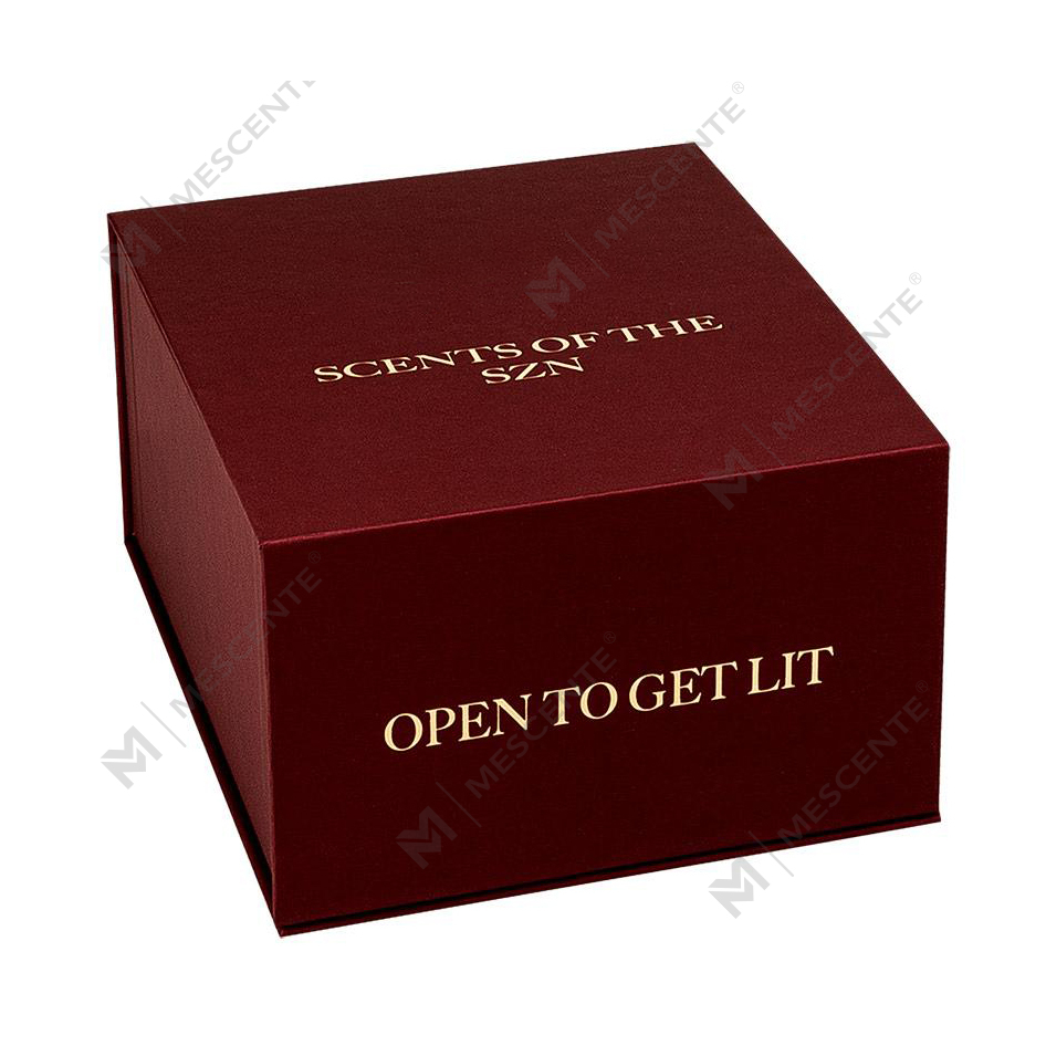 مجموعة هدايا من 4 شموع معطرة برائحة ديكور منزلي فاخر من M&Scent