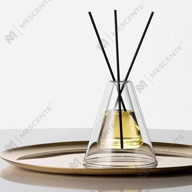 زجاجة زجاجية كبيرة مخصصة من Essenza، موزع عطر أبيض متجمد برائحة الهواء الإضافية، موزع عطر منزلي، موزع عطر عيد الميلاد