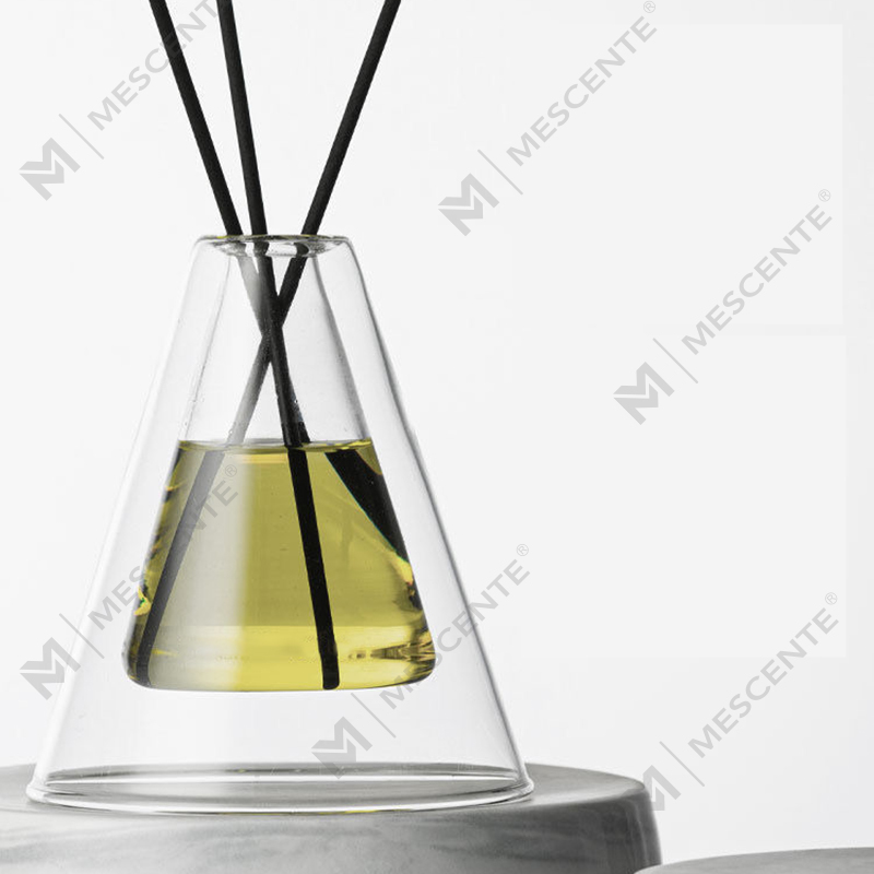 زجاجة زجاجية كبيرة مخصصة من Essenza، موزع عطر أبيض متجمد برائحة الهواء الإضافية، موزع عطر منزلي، موزع عطر عيد الميلاد