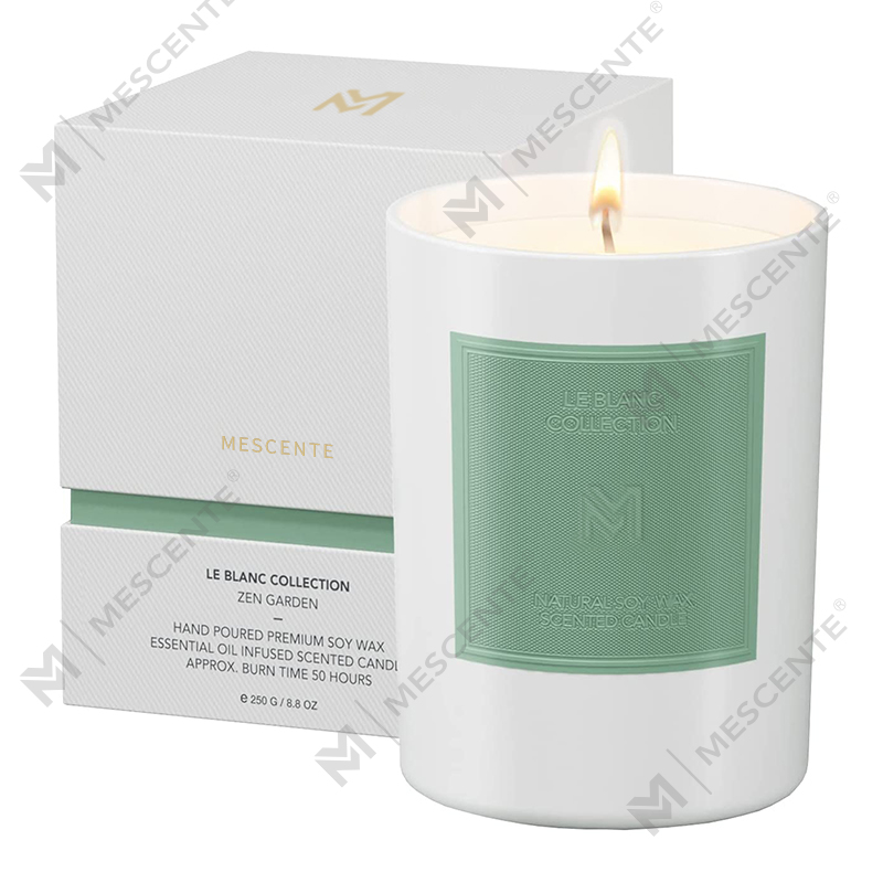 مجموعة شموع شمع الصويا من M&Scent للبيع بالجملة في أوعية زجاجية سوداء فاخرة مخصصة للعلاج بالروائح العطرية لعيد الميلاد