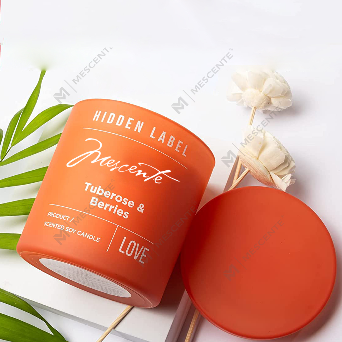 شموع شمع الصويا المعطرة مع البلورات من M&Scent بالجملة فاخرة خاصة