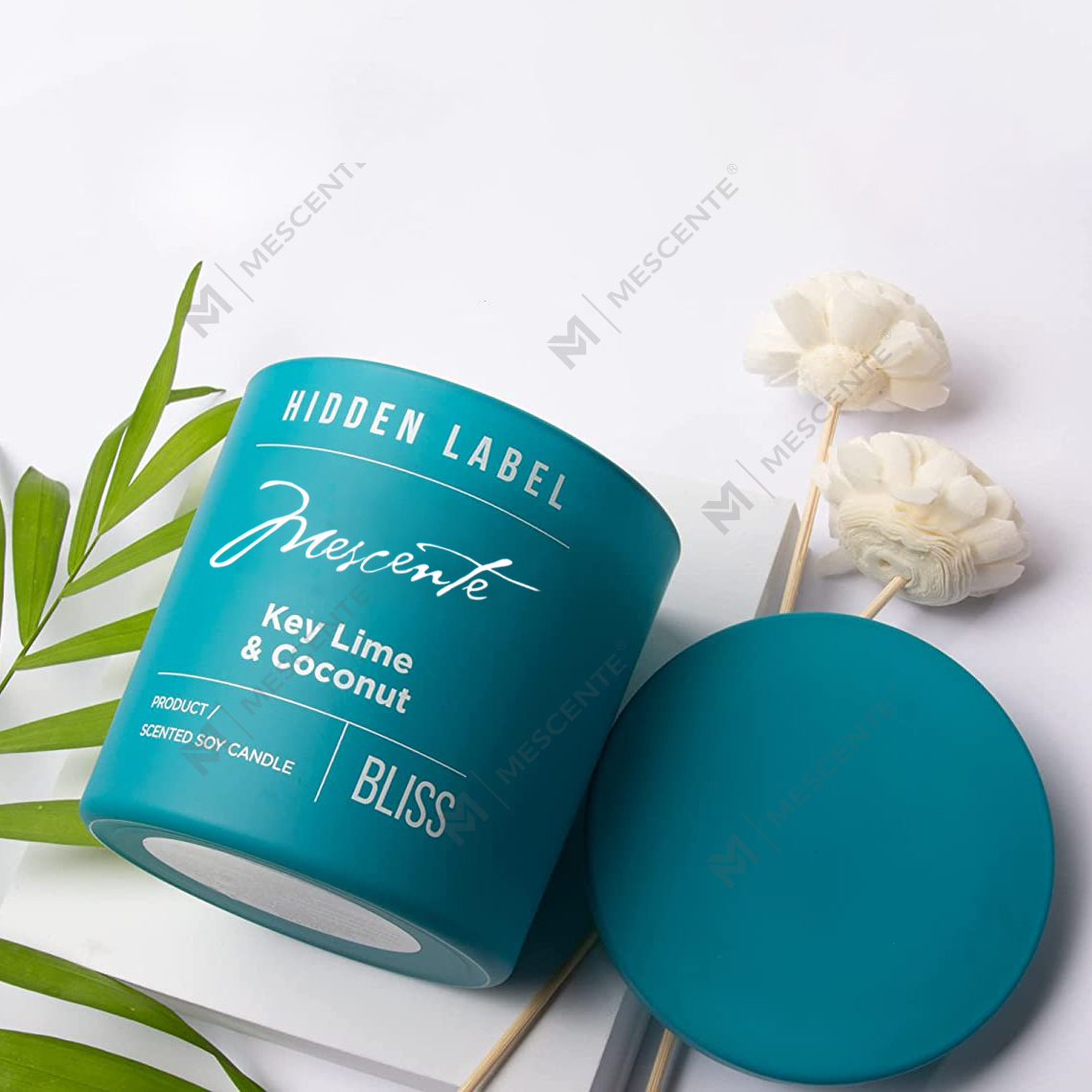 شموع شمع الصويا المعطرة مع البلورات من M&Scent بالجملة فاخرة خاصة