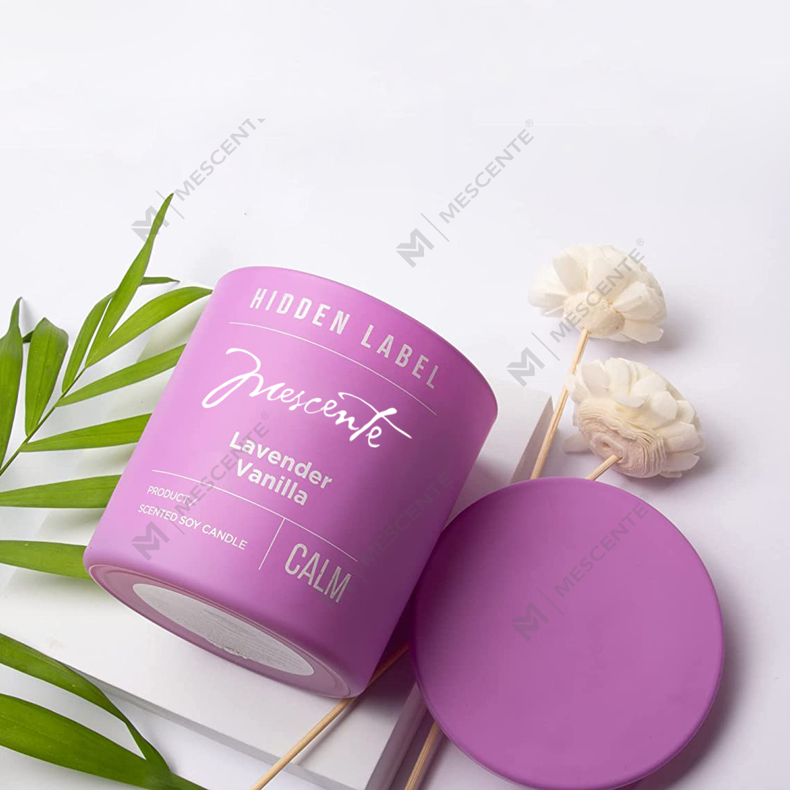 شموع شمع الصويا المعطرة مع البلورات من M&Scent بالجملة فاخرة خاصة