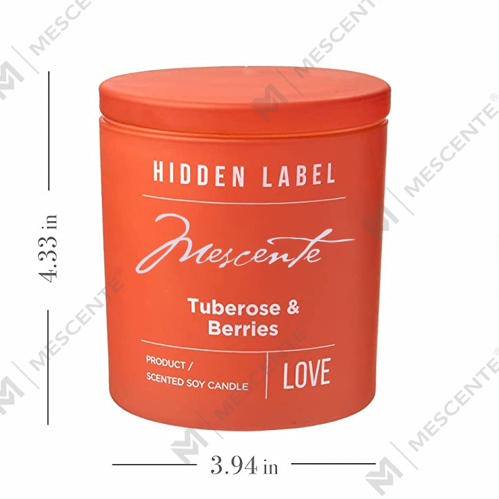 شموع شمع الصويا المعطرة مع البلورات من M&Scent بالجملة فاخرة خاصة