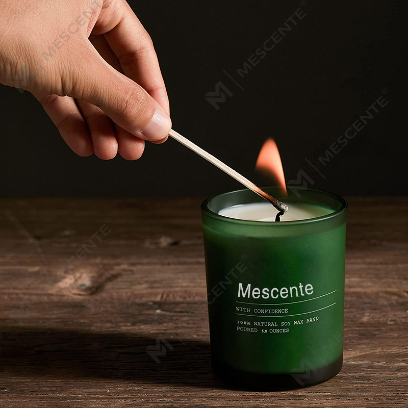 جرة زينة الزفاف المخصصة من M&Scent مع شموع معطرة بالياسمين واليلانغ يلانغ مع ملصقات بكميات كبيرة