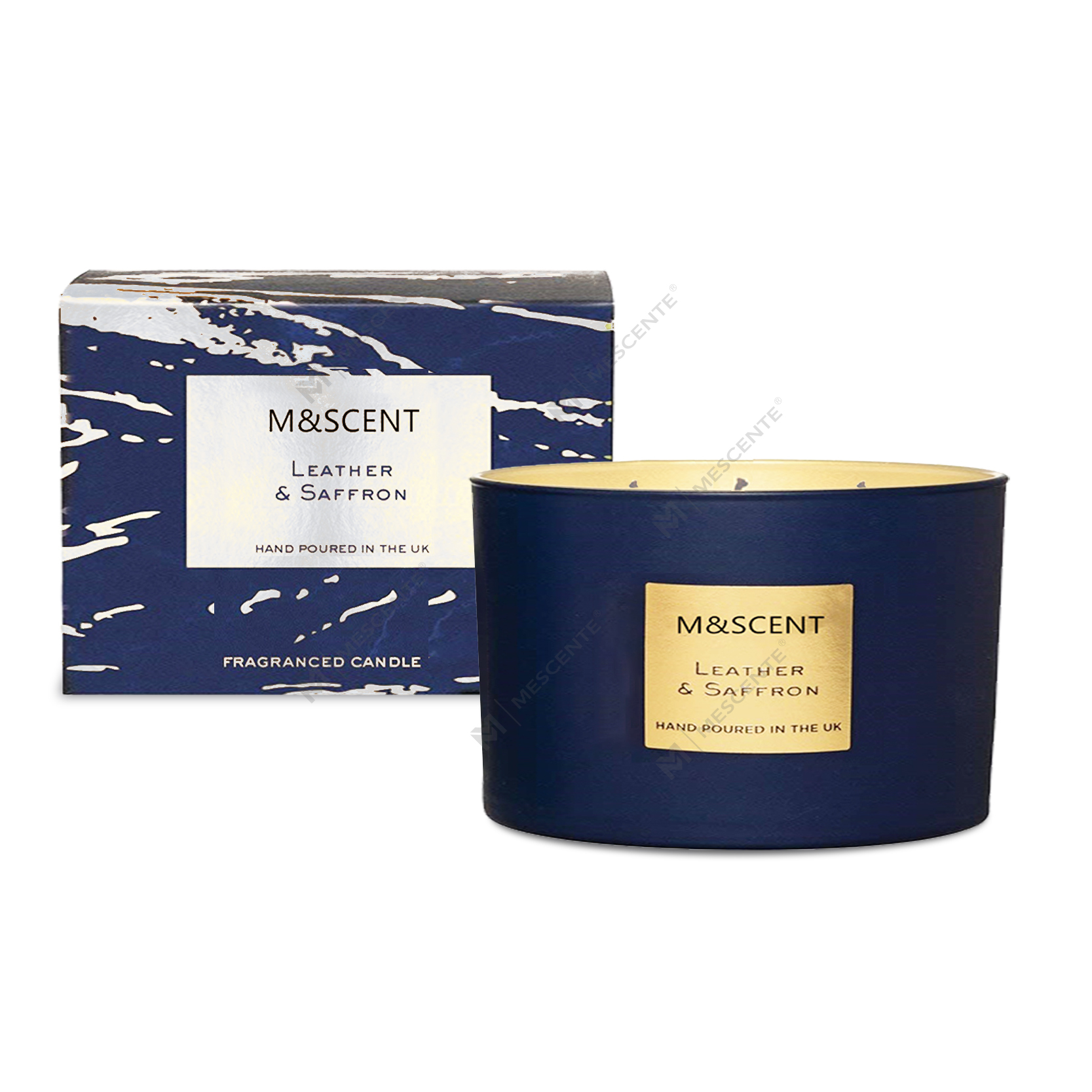 مجموعة هدايا من شموع جوز الهند المعطرة ذات 3 فتائل من M&Scent للبيع بالجملة