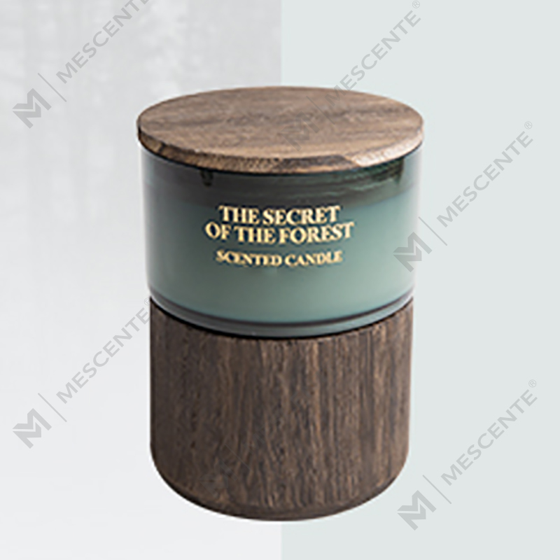 أوعية زجاجية مخصصة من M&Scent، طلب بالجملة، شمعة شمع الصويا المعطرة مع بلورات