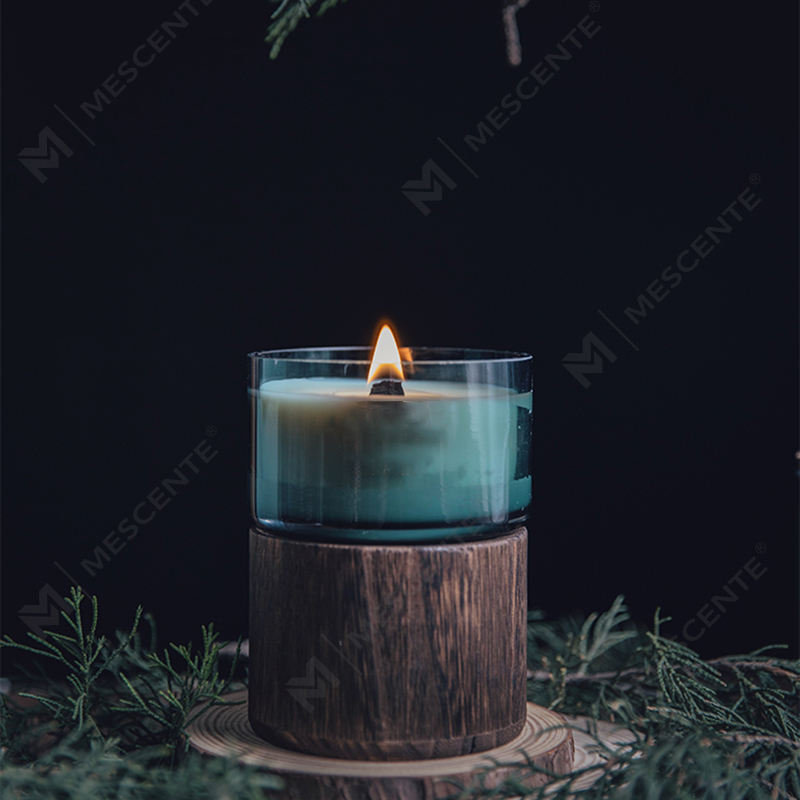 أوعية زجاجية مخصصة من M&Scent، طلب بالجملة، شمعة شمع الصويا المعطرة مع بلورات