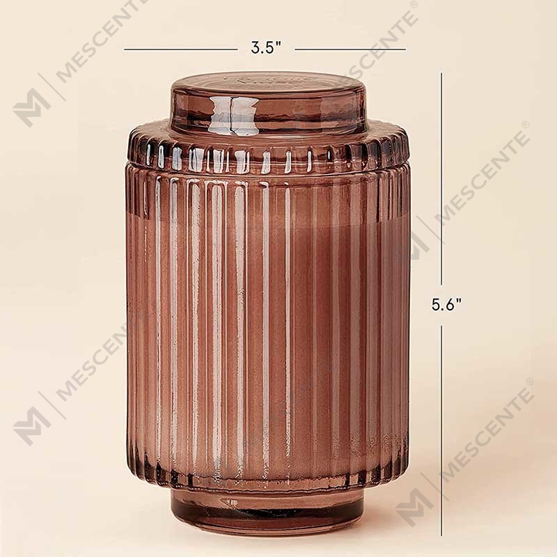 مجموعة شموع سبا دائرية من السيراميك العضوي بجوز الهند وشمع الصويا مع رائحة الورد مع زهور مجففة بالكريستال للبيع بالجملة بشعار مخصص