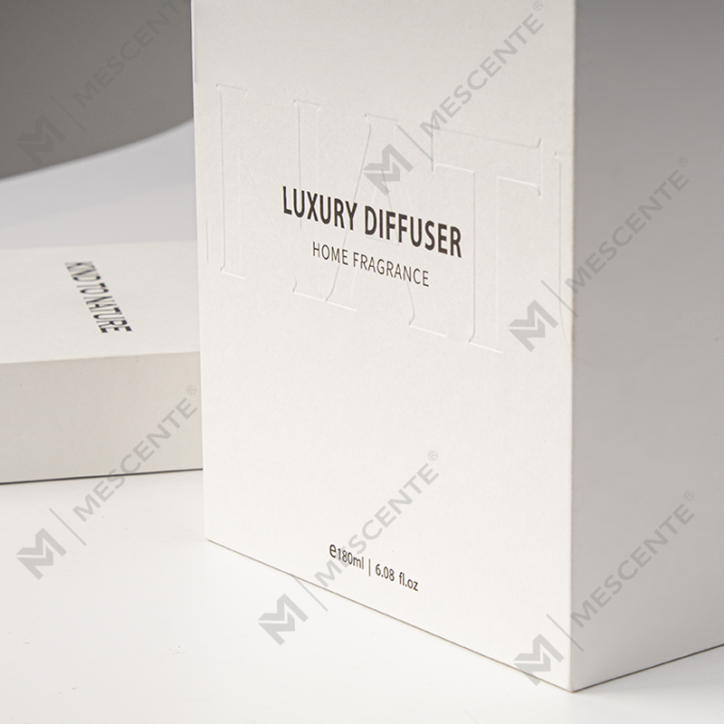 M&Scent ناشر قيد عطري سائل بقضبان الروطان الكبيرة وزجاجة مربعة كبيرة مع سدادة، هدايا تذكارية