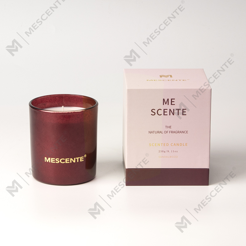 مرطبانات الشموع السوداء لعيد الميلاد ذات العلامة التجارية الخاصة M&Scent روائح الشموع المعطرة للعلاج العطري
