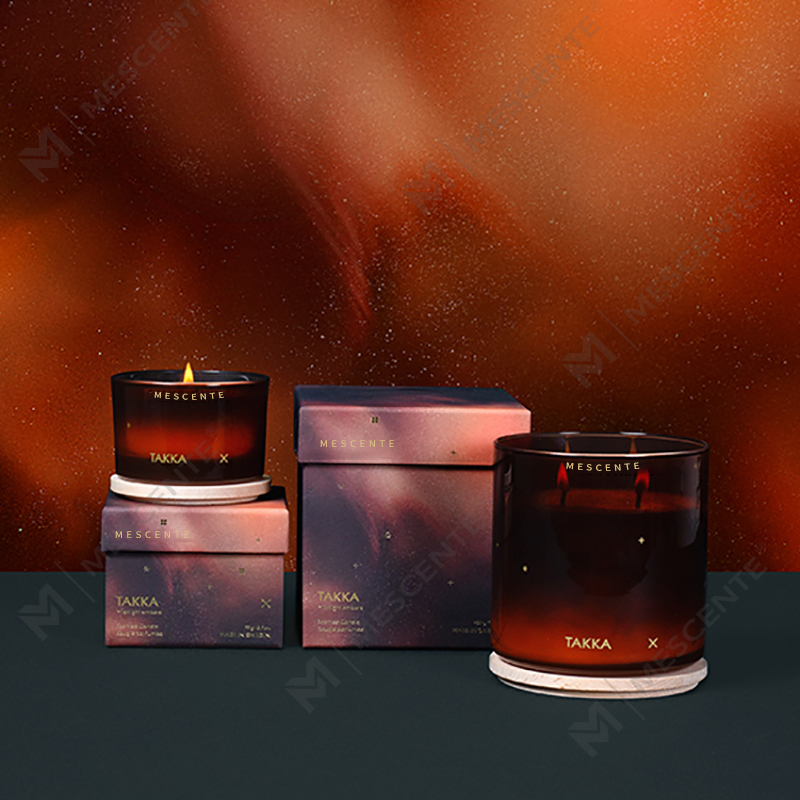 شموع شمع الصويا المعطرة الفاخرة المصنوعة يدويًا من M&Scent لعيد الميلاد مع صندوق هدايا