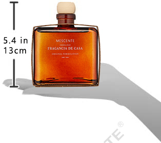 M&Scent ناشر قيد سائل فاخر بزجاجة زجاجية كبيرة باللون الوردي الذهبي بتصميم زهور، علامة تجارية خاصة، مع صندوق هدايا