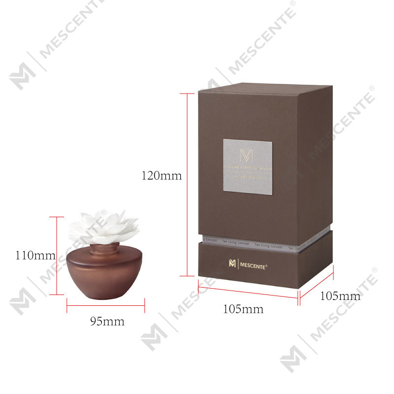 عطر وايت فلاور الصغير برائحة القصب وزيت موزع الروائح، مجموعة هدايا موزعات القصب التايلاندية