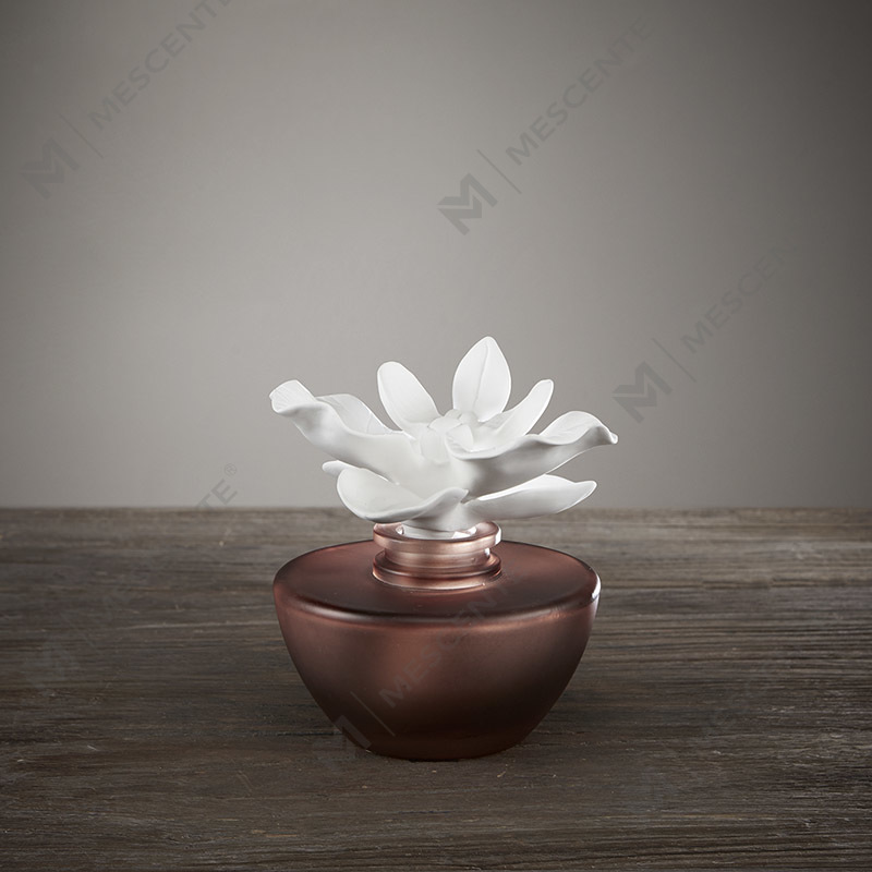 عطر وايت فلاور الصغير برائحة القصب وزيت موزع الروائح، مجموعة هدايا موزعات القصب التايلاندية