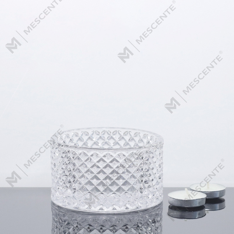 برطمانات شموع وردية كبيرة من M&Scent بثلاثة فتائل مع أغطية بكميات كبيرة، برطمان شموع سيراميك لصنع الشموع