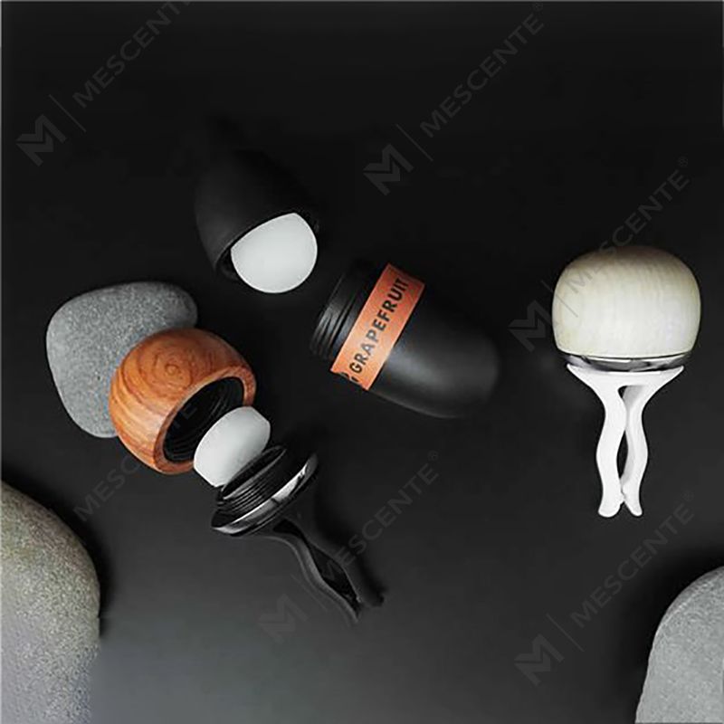 معطر هواء خشبي للسيارة برائحة عطرية مخصصة من M&Scent، معطر هواء للسيارة سائل