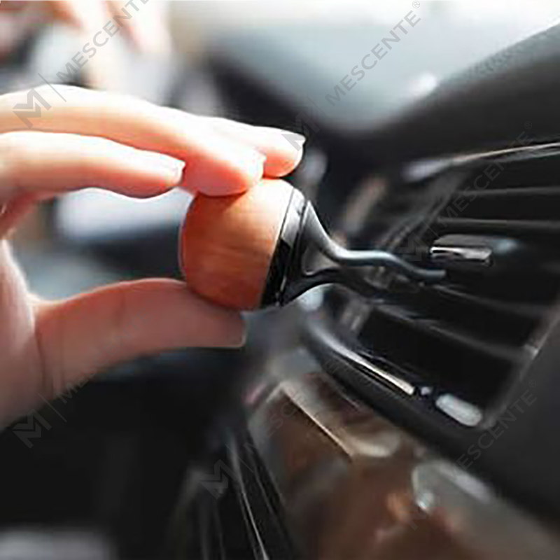 معطر هواء خشبي للسيارة برائحة عطرية مخصصة من M&Scent، معطر هواء للسيارة سائل