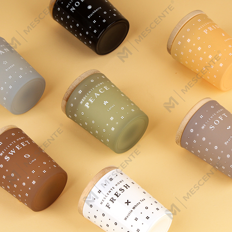 مجموعة شموع معطرة بشمع الصويا المنزلي M23352 مكونة من 3 قطع