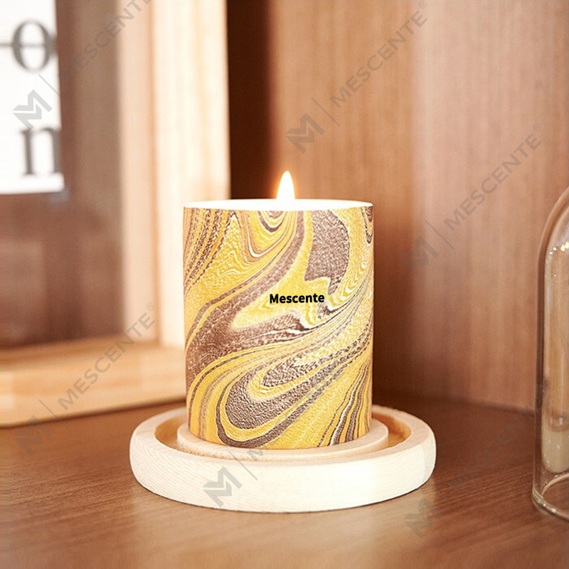 شمعة M&Scent رخيصة الثمن مخصصة فاخرة ذات علامة تجارية خاصة معطرة من شمع الصويا وفتيل الخشب