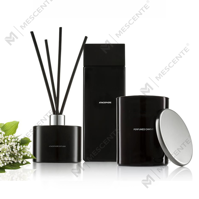 زجاجة صقيع بيضاء خاصة بزيوت ناشر القصب للعلاج العطري مع صندوق A29148