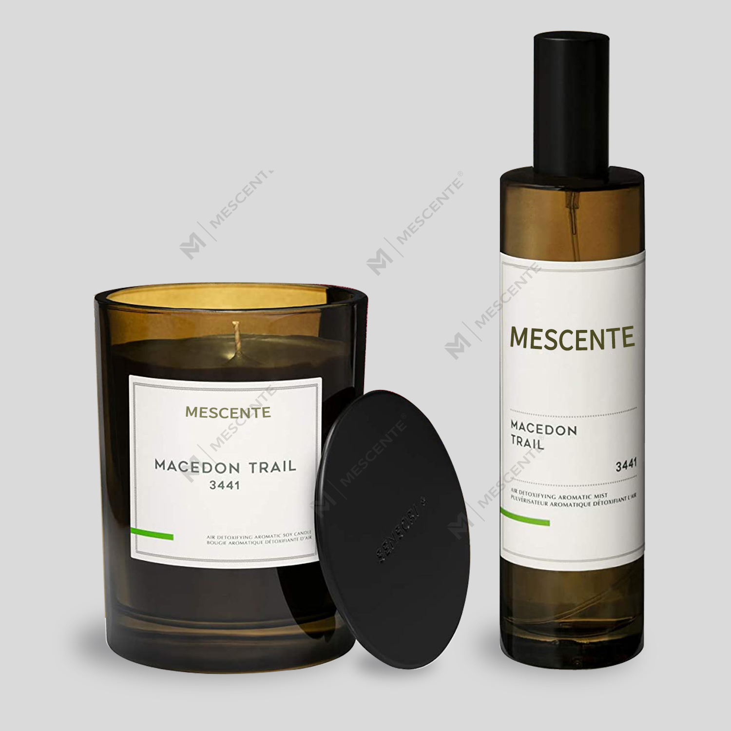 مجموعة شموع رش الغرفة المعطرة الفاخرة ذات العلامة التجارية الخاصة من M&Scent للبيع بالجملة