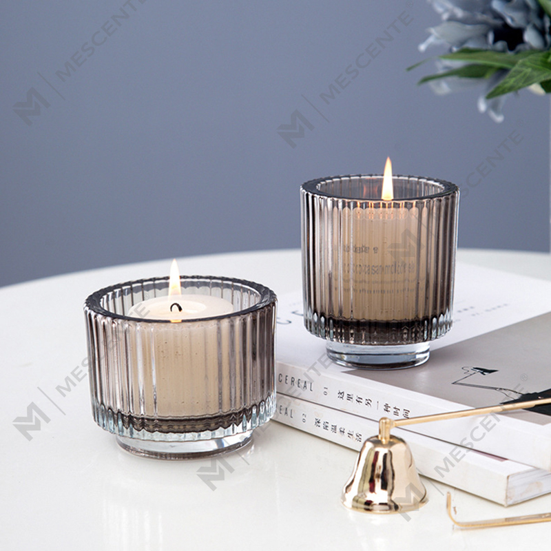 حامل شموع كريستال زجاجي فاخر من M&Scent، حاملات شموع بكميات كبيرة