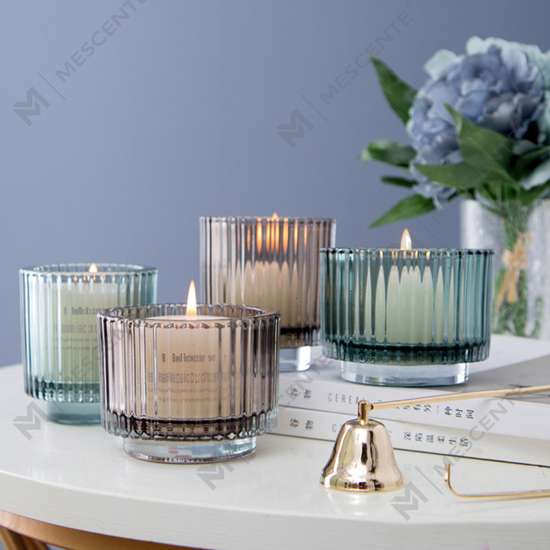 حامل شموع كريستال زجاجي فاخر من M&Scent، حاملات شموع بكميات كبيرة