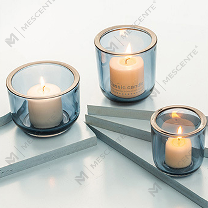 زجاج كريستال مزخرف فاخر من M&Scent، شمعدان بكميات كبيرة