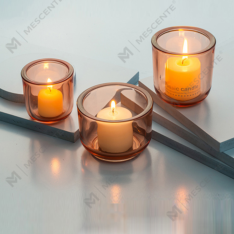 زجاج كريستال مزخرف فاخر من M&Scent، شمعدان بكميات كبيرة