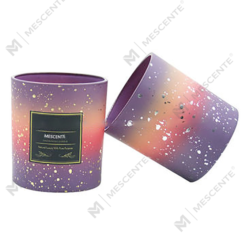 برطمانات شموع فارغة مجمدة مخصصة بالجملة من M&Scent لصنع الشموع مع غطاء