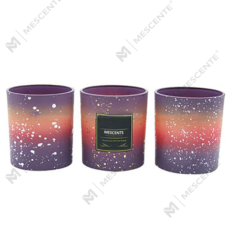 برطمانات شموع فارغة مجمدة مخصصة بالجملة من M&Scent لصنع الشموع مع غطاء