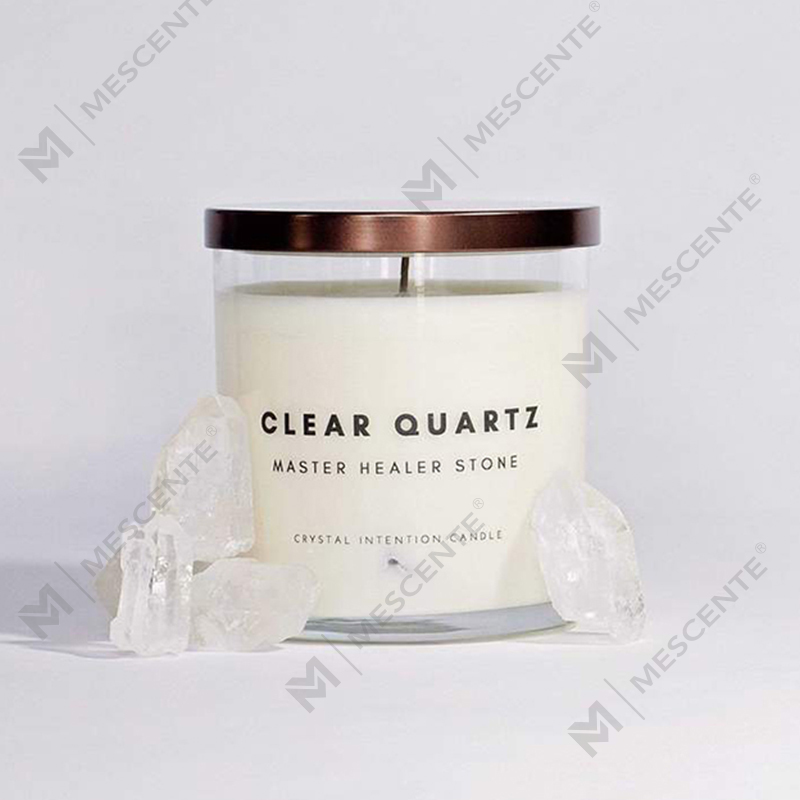 أفكار منتجات جديدة من M&Scente، شموع شمع الصويا المعطرة المصنوعة يدويًا والمليئة بالكريستال العلاجي