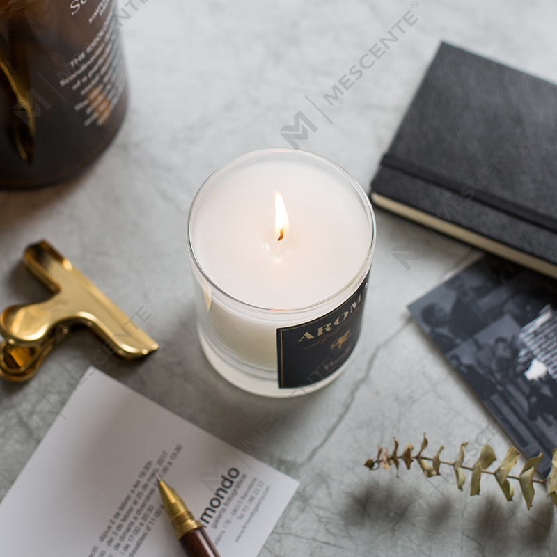 شمعة شمع الصويا المعطرة الفاخرة المزخرفة المخصصة من M&Scent