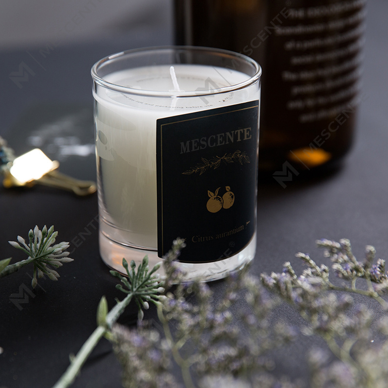 شمعة شمع الصويا المعطرة الفاخرة المزخرفة المخصصة من M&Scent