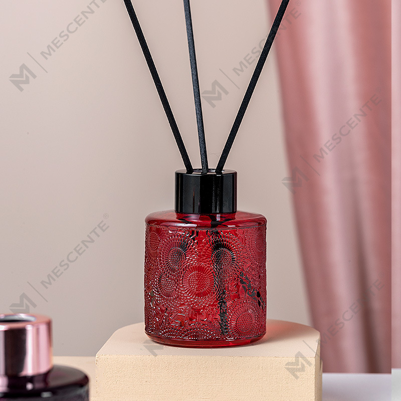 زجاجة موزع القصب ذات العلامة التجارية الخاصة من M&Scent مع صندوق هدايا، موزع القصب الفاخر