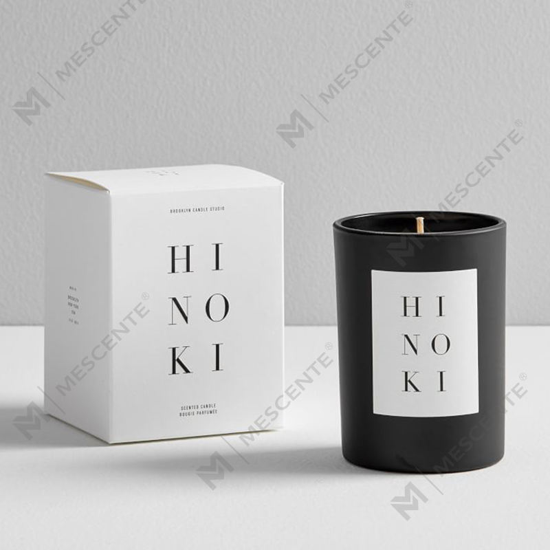 جرة زجاجية مخصصة لتزيين المنزل مع شمعة شمع الصويا المعطرة