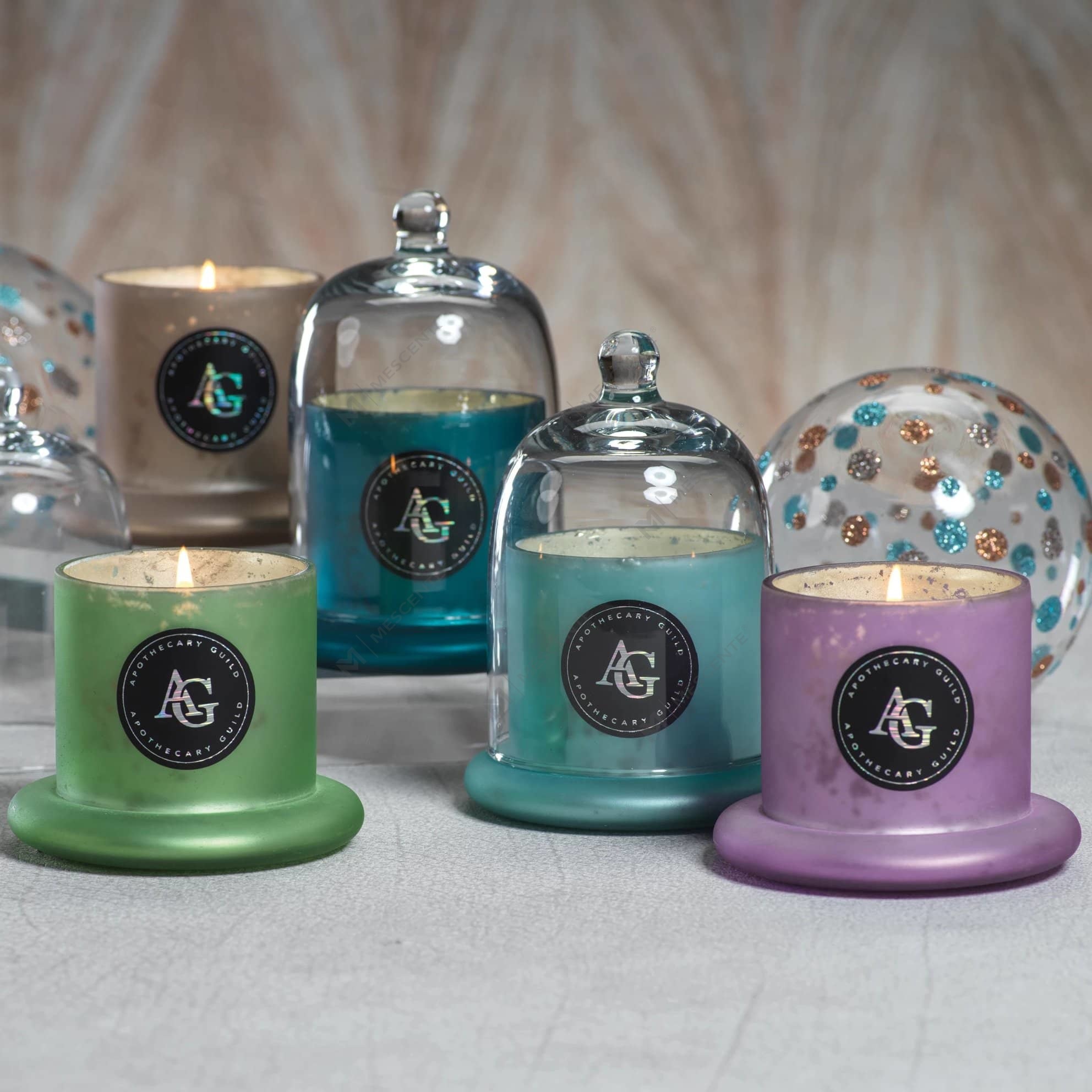 غطاء قبة زجاجي مزخرف رومانسي لحفلات الزفاف من M&Scent معطر A29275